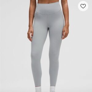 Women’s Lululemon Base Pace High-Waisted Leggings Grey 28”